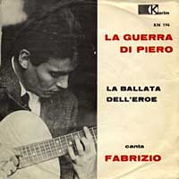 45 giri La guerra di Piero — La ballata dell’eroe