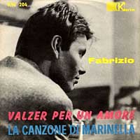 45 giri Valzer per un amore — La canzone di Marinella