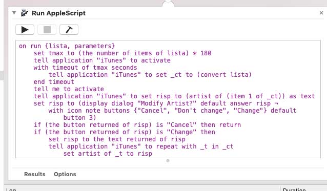 Paste or write your Applescript