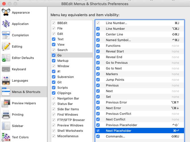 Go :: Next placeholder